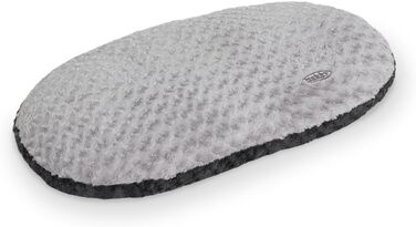 Подушка для собак Nobby Seoli, овальна, 80 x 49 см, двоколірна (темно-сірий/світло-сірий)