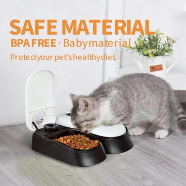 Автомат для котячого корму PAWISE: програмований диспенсер для вологого корму з таймером, безпечний та зручний