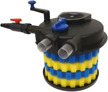Біофільтр для ставка AquaOne CPF-20000 з УФ-C 36 Вт, для водойм до 40 000 л, очищувач води з ручною очисткою, проти водоростей