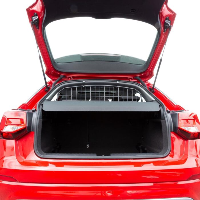 Сітка-перегородка для собак Travall Audi Q2 (2016-), захист багажника, сітка для транспортування собак, міцна сталева сітка