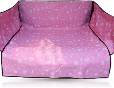 Захист для багажника автомобіля PETCUTE для собак з боковим захистом, універсальна автодека для багажника з захистом краю, водовідштовхувальна, стійка до подряпин, для універсалів, мінівенів та SUV, рожева