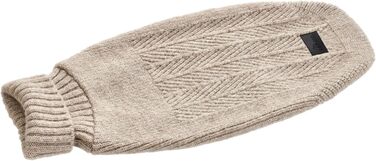 Пуловер для собак Hunter GENF, бежевий, з перекидним коміром, з еластичного переробленого поліестеру