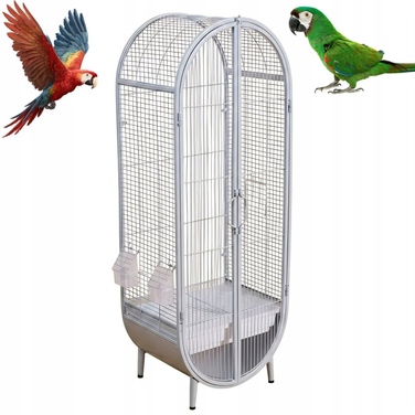 Клітка NUXIE 38 x 27 x 100 см, сіра