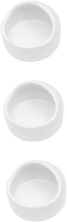 Набір мисок для гризунів Ipetboom (2 шт.) - білий, для хом'яків, кроликів, мишей. Миски для води та корму. Аксесуари для домашніх тварин