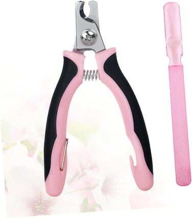 Триммер для когтів домашніх тварин BESPORTBLE: безпечний та зручний інструмент для когтів котів та собак (рожевий)