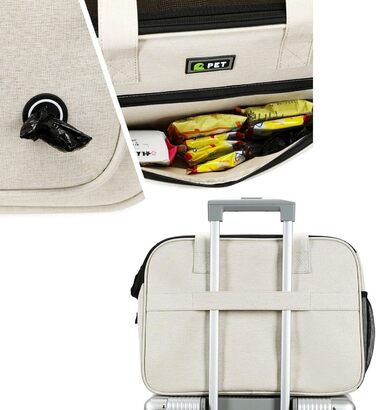 Зручна переноска для собак та котів - рюкзак-переноска з регульованим плечовим ременем | Ідеальна для подорожей, прогулянок та перевезення маленьких тварин