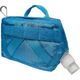 Водна пляшка для собак Kurgo RSG, знімний чохол, сумісна з MOLLE, кріплення для службового нашийника, блакитна, універсальний розмір