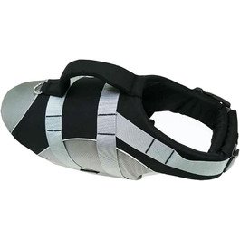 Жилет для собак - рятувальний жилет для плавання з підкладкою. Підходить для малих, середніх та великих собак. Чорний колір, розмір L