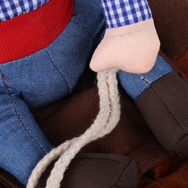 Костюм для собак Filfeel: Веселий костюм на Хелловін, ковбойська куртка для собак маленьких, середніх та великих розмірів (L, XL, для їзди)