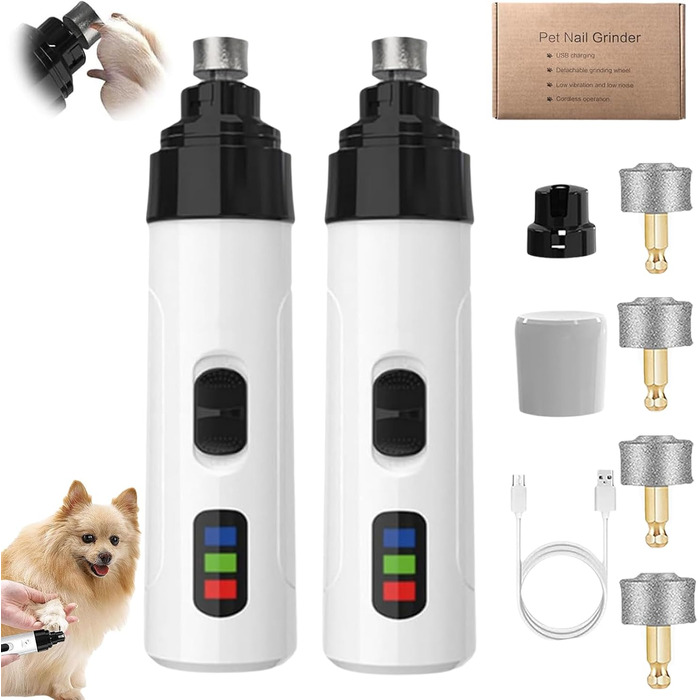 Електричний точило для нігтів Generish Silent Groom Pro для собак та котів, USB, 2025