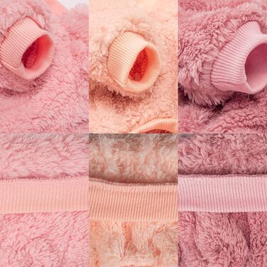 Теплий пуловер для собак, 3 шт. в наборі, для маленьких собак та котів, дівчаток та хлопчиків, тепла одяг для собак, халат-сорочка для зими, Різдво (Рожевий, Ліловий, Рожево-червоний) (X-Small, Персиковий, Темно-рожевий, Світло-ліловий)