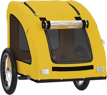 Транспортна перетяжка для собак Oxford, жовта, 125x63x66 см, для маленьких собак та котів, модель 93959