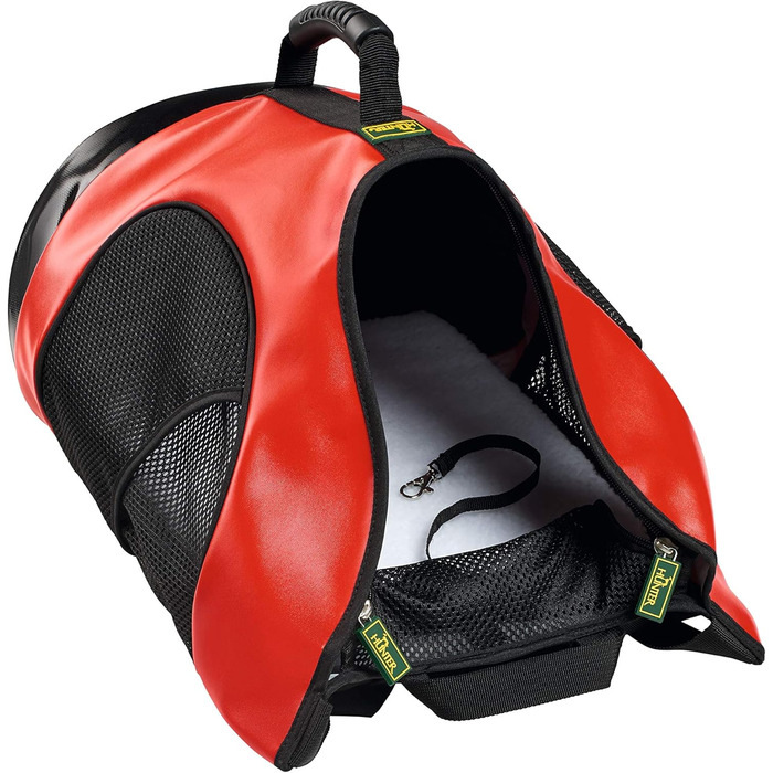 Рюкзак-переноска для собак та котів до 8 кг, червоний, розмір one-size (102 x 51 x 89 см)