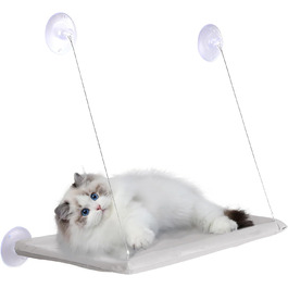 Котів гамак для вікна, міцний гамак для котів до 25 кг, з надійними присосками, для дому