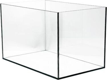 Акваріум прямокутний 40x25x25 см, 25 л, скляний, ударостійкий, для риб та водних рослин