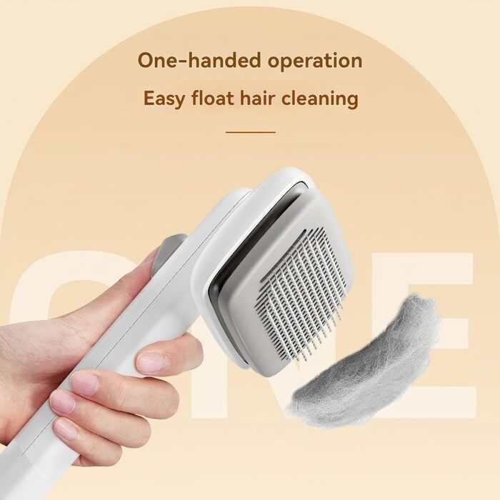 Іонна щітка для тварин Piddy Pet - вичісує шерсть без виривання, для собак та котів