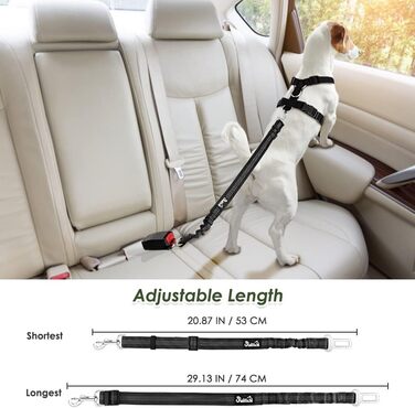 Шлейка для собак SlowTon з кріпленням для автомобіля, дихаюча сітка з латексу, для цуценят та дорослих собак, підходить для спорту (Сірий, S)