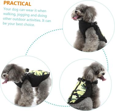 Теплий зимовий костюм для собак GLEAVI з поліестеру для маленьких собак. Зносостійкий костюм для цуценят, зручний одяг для собак у холодну погоду