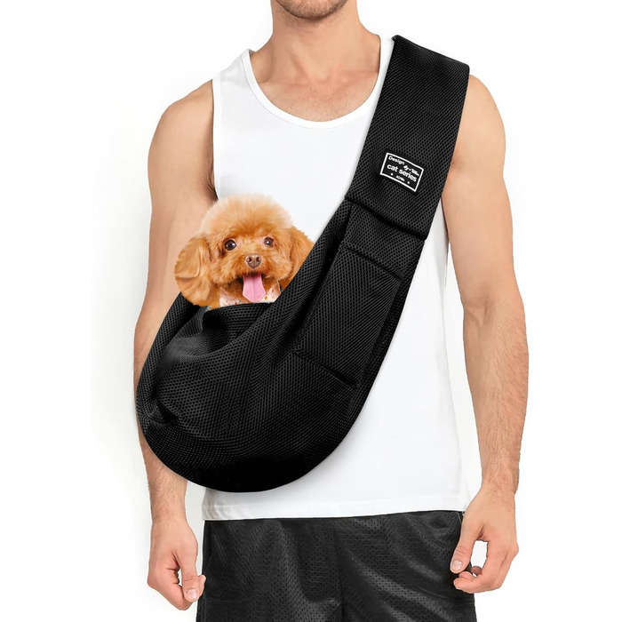 Переноска для собак Classycoo - дихаюча сітка, для котів та собак, з кишенею та страхувальним ремінцем, 8 кг, м'ятно-зелений