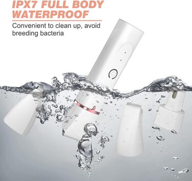 Машинка для стрижки собак Leise, 4 в 1: стрижка тіла, обличчя, вух, подушечок лап. Ідеальна для собак та котів.