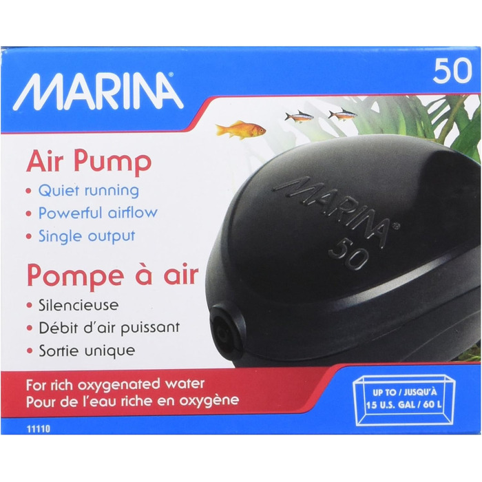 Аератор для акваріума Marina 11118, 300 л/год, до 265 л, чорний