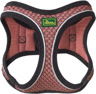 Шлея для маленьких собак HUNTER HILO COMFORT, сітчаста, з відбивачами, антрацит, S-M