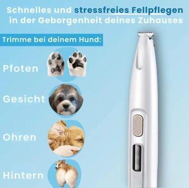 Триммер для лап SWZEC Paw Trim Pro Dr. Pfoten, оригінальна модель, білий