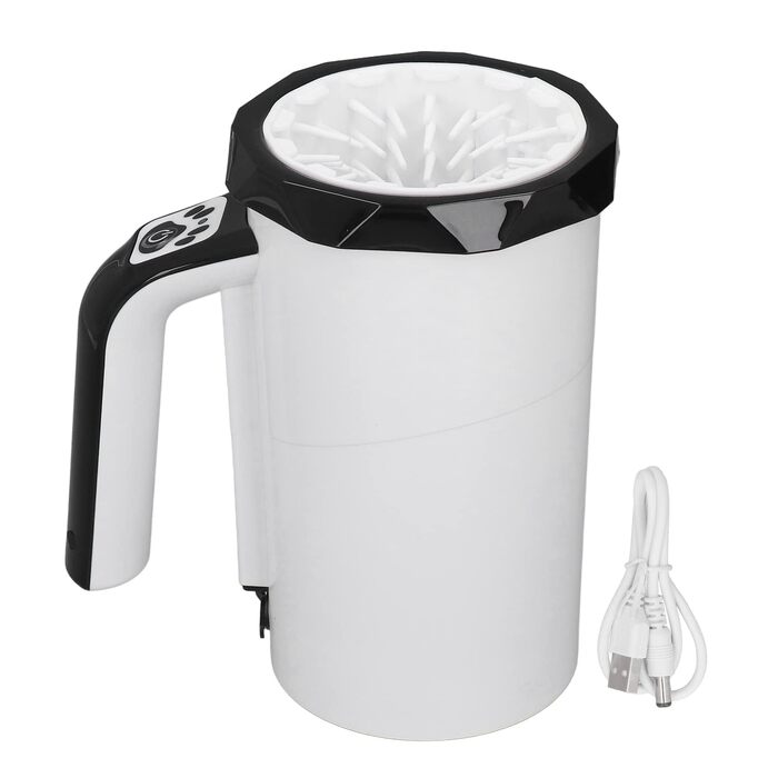 Автоматичний мийка лап для собак, портативна, розділена, ручна, перезаряджувана. Підходить для середніх та великих собак