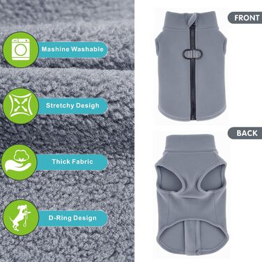 Теплий зимовий одяг для собак: куртка, худі, пуловер, комбінезон. Зимові куртки для собак, худі та пуловери для малих, середніх та великих собак (зелений, сірий). X-XXL