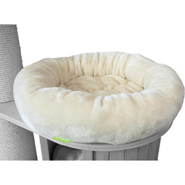 Клітка-лежанка для котячого будиночка Kratzbaumland, сумісна з Natural Paradise та Woody, 50 см, кремовий плюш