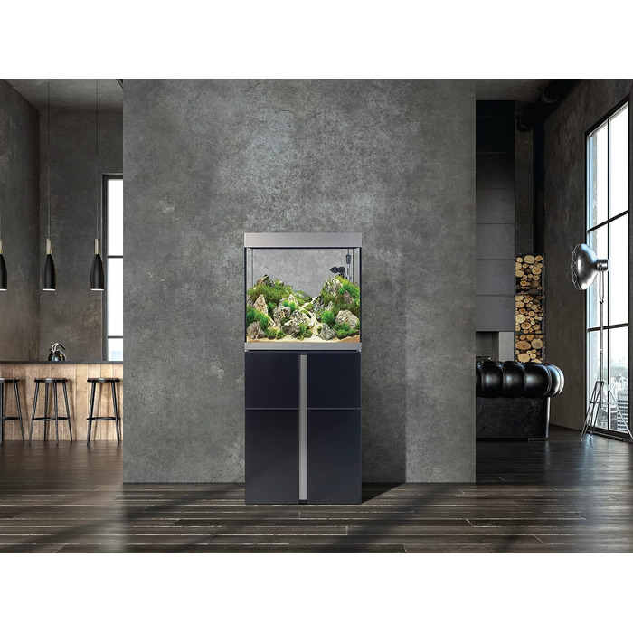 Акваріумний комплект Fluval Siena 160, 166 л з тумбою, білий (чорний)