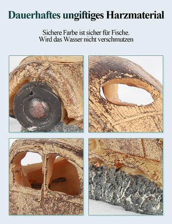 Декорації для акваріума Boxtech: штучні камені та рослини з полірезину