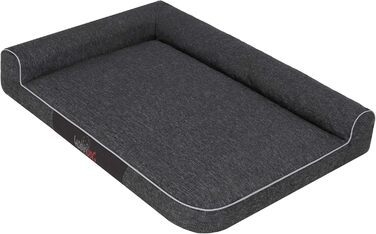 Килимок для собак та котів, лежанка для тварин, чорний, 80 x 53 см