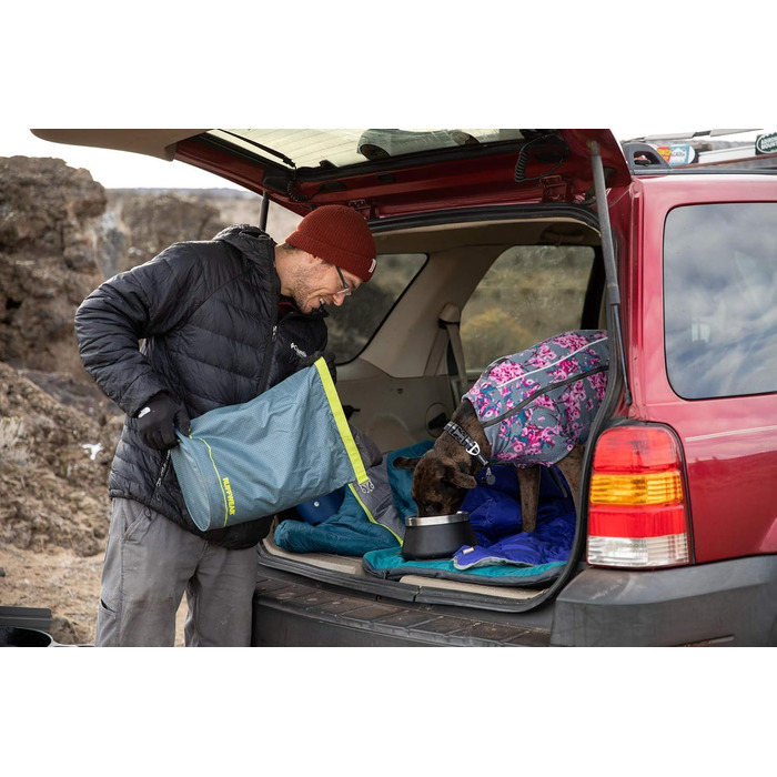 Ruffwear Kibble Kaddie: Переносний мішок для корму для собак, 10L, Blaugrau (Slate Blue)