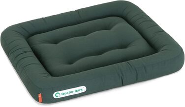 Ортопедична лежанка для собак Doctor Bark, 60x55 см, зелена, 95°C, гігієнічна, міцна та зручна