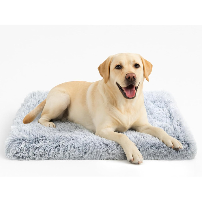 М'яке ортопедичне ліжко для собак DONWEI, 75x50x6 см, сірого кольору, знімний чохол, неслизьке, для клітки