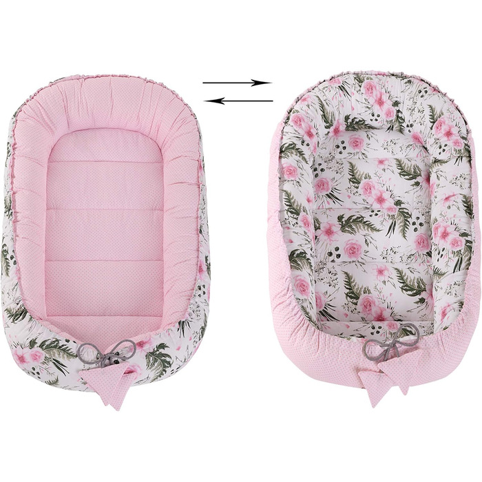 Килимок для кота та собаки Medi Partners 75x60x10 см, рожевий, м'який, для сну та відпочинку