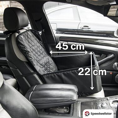 Чохол для собачого сидіння в авто Speedwellstar 2-в-1, водовідштовхуючий, універсальний