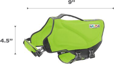 Спасальний жилет для собак Outward Hound Dawson, розмір XS, зелений (Warmth), обхват грудей 28-38 см