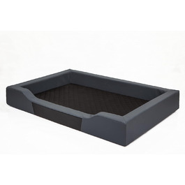 колір: матраць з еко-шкіри graphite, чорний