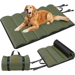 Гімcарс: Лежанка для собак на вулицю з водонепроникною плівкою, легка в розкладанні, для великих та середніх собак, портативна, складана, миється
