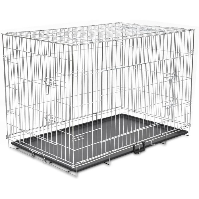 Металева складана переноска для собак XXL - SHGaxin, клітка, бокс для собак