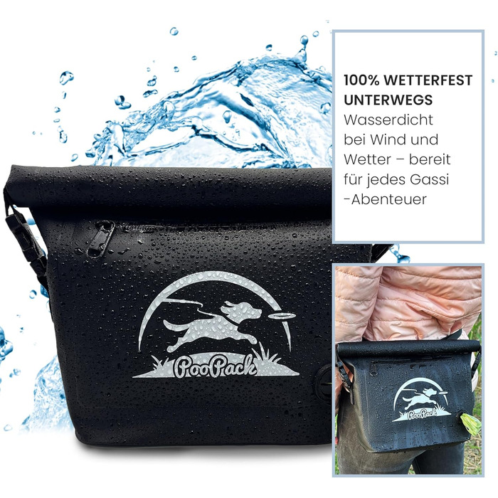 Таліас Лекерліташе – водонепроникна сумка для прогулянок з собакою з відділенням для герметичних відходів – сумка для дресирування собак, яку можна носити через плече або на поясі – сумка для корму та ласощів для собак