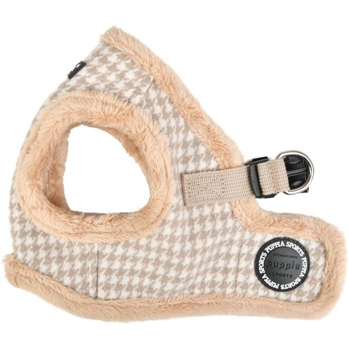 Шлея для малих і середніх собак Puppia Shepherd Harness B, регульована, комфортна, бежева, розмір L