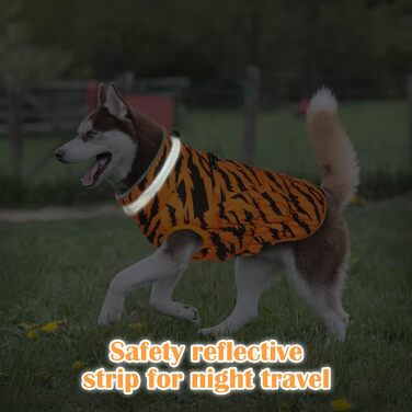 Теплий водонепроникний жилет для собак з інтегрованим шлейкою та світловідбиваючими елементами - зимовий костюм для собак, оранжевий, розмір M