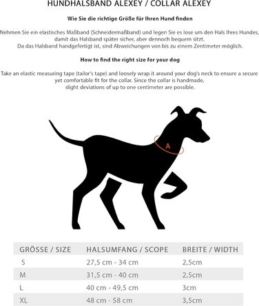 Нашийник для собак Джек Рассел з натуральної шкіри буйвола, регульований, з м'якою підкладкою, ручної роботи, з різьбленням, Alexey (S, 26-34 см)