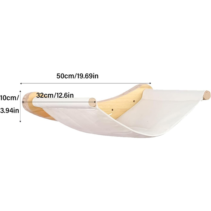 Кішка Wandregale (стійка) Katze Wandhängematte (гамак) Katze Wandbett (ліжко) Katze Wandmöbel (меблі) для котів - для лазіння та відпочинку