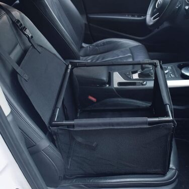 Водонепроникний та дихаючий килимок для автомобіля з домашнім улюбленцем, безпечний бустер для тварин, миючий, з оксфордської тканини, чорний