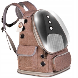 Рюкзак-переноска для котів та собак, вентильована сумка для подорожей, червона