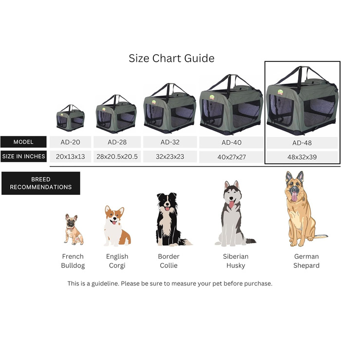 Транспортна сумка Go Pet Club для собак, 122 см, салатова, м'яка